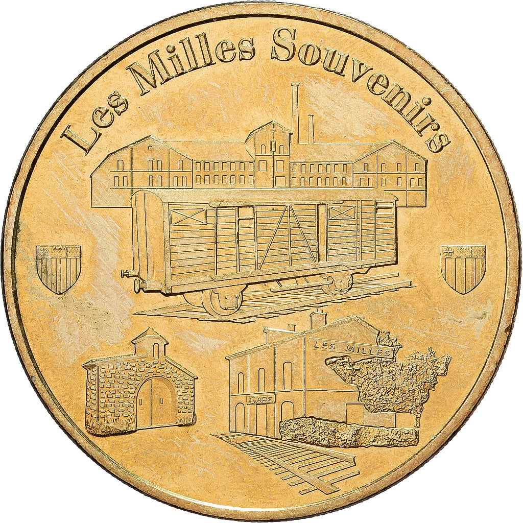 França, Token, Les Mille Souvenirs, 2011, Cuproníquel Alumínio, MDP