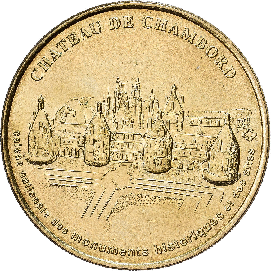Francia, ficha, Chambord - Chateau, 1999, Rame-nichel-alluminio, SPL-