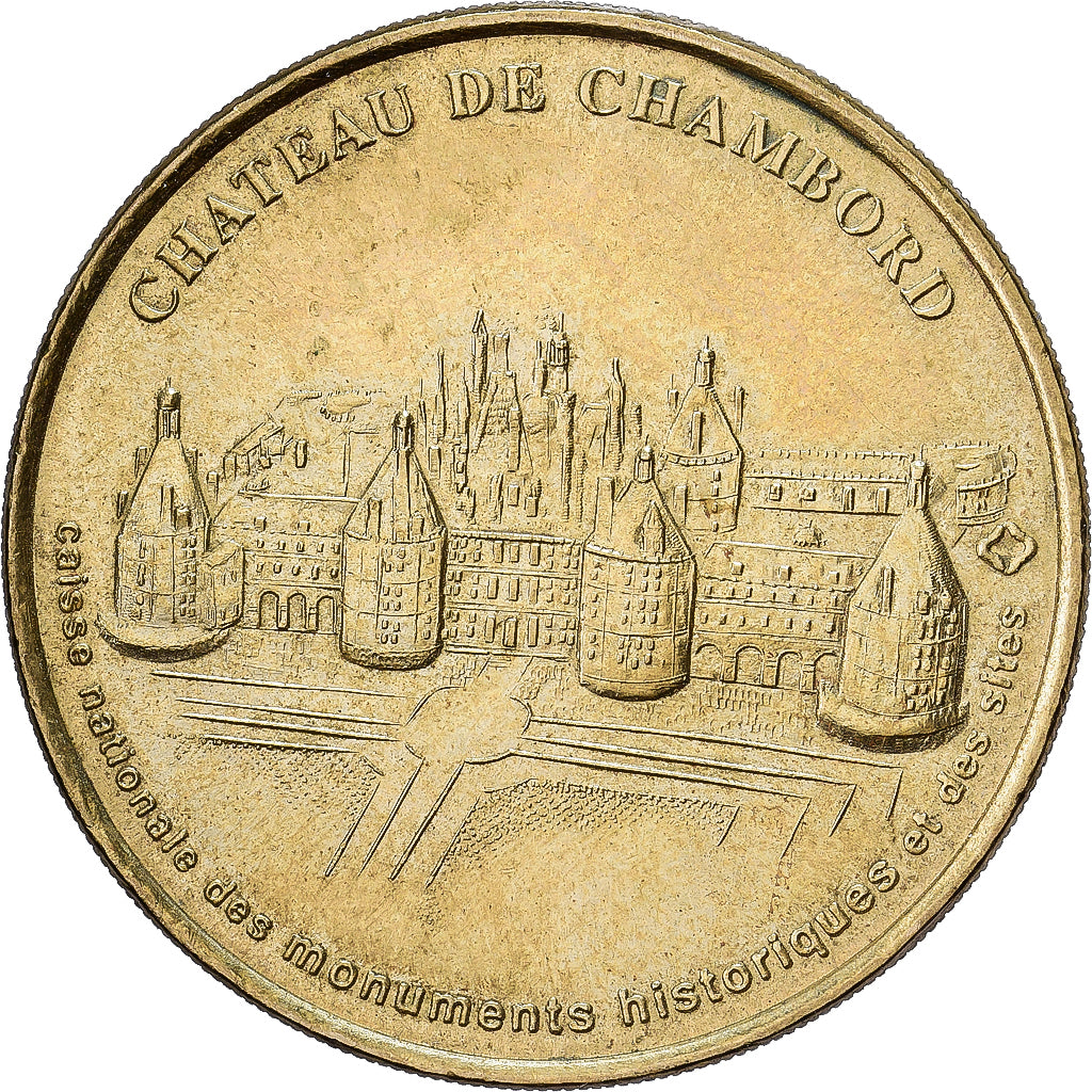 Francia, ficha, Chambord - Chateau, 1999, Rame-nichel-alluminio, BB+