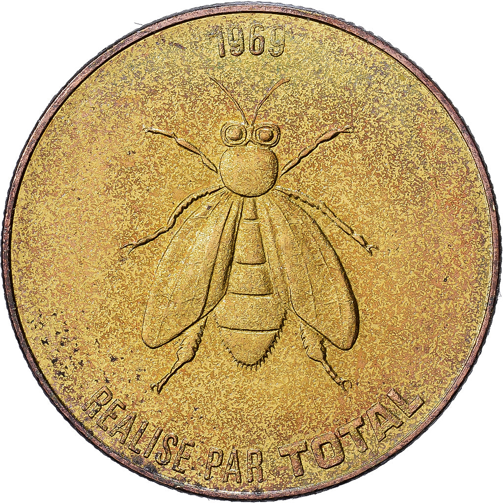 Francia, zeton, Collection Total, Napoléon à Eylau, Cobre - níquel dorado