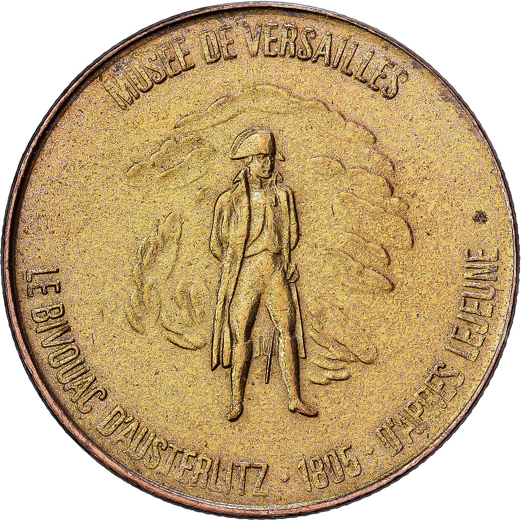 France, Jeton, Collection Total, Le Bivouac d'Austerlitz, Cupronickel doré