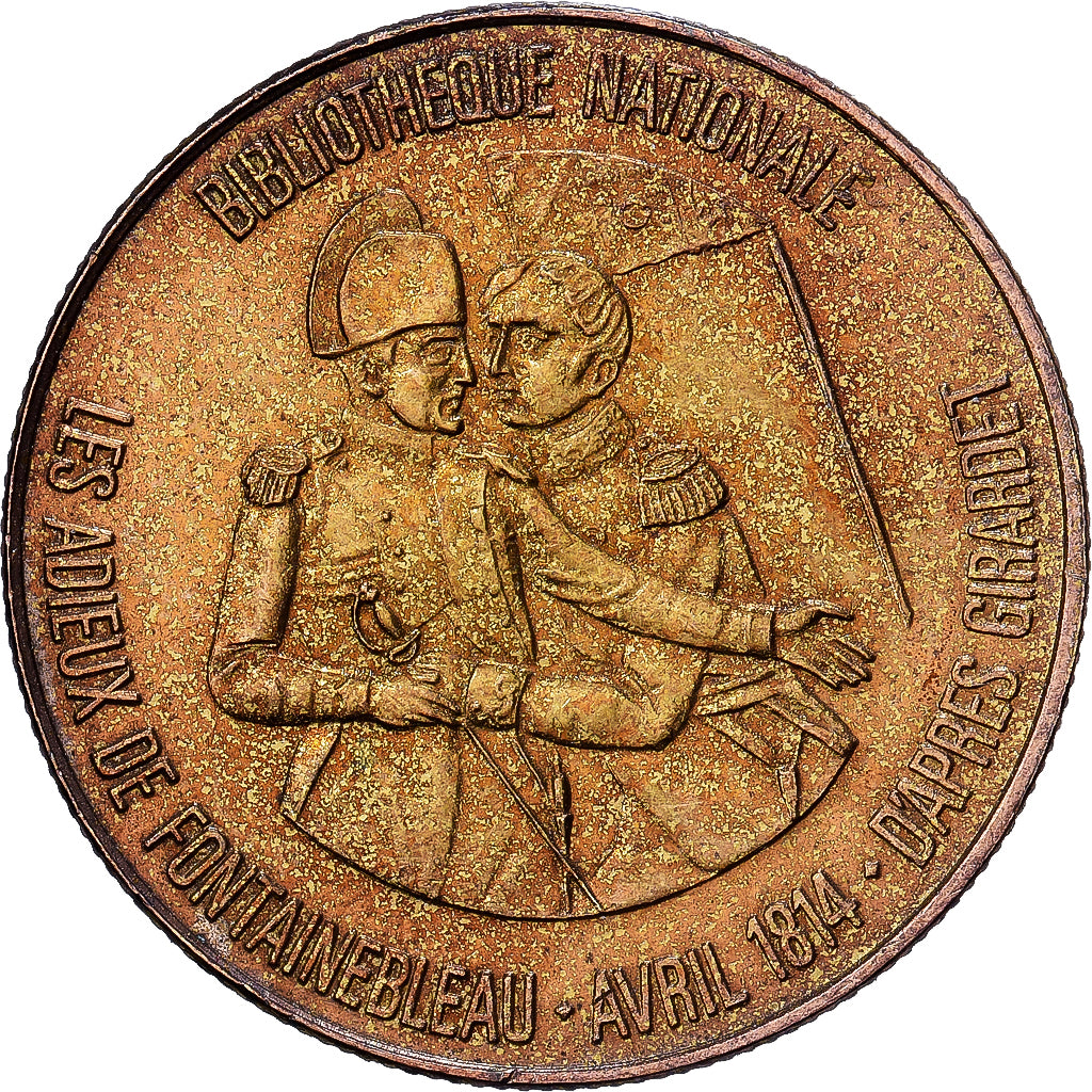 France, Token, Collection Total, Les Adieux de Fontainebleau, Copper-Nickel