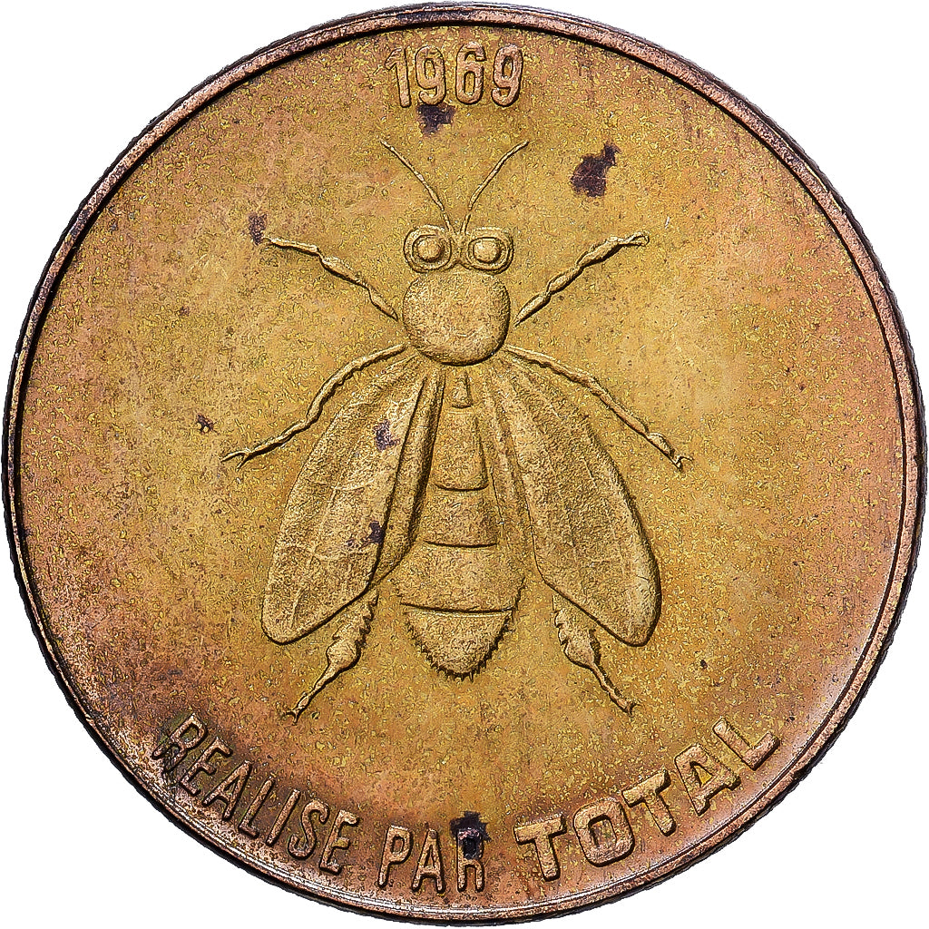France, Jeton, Collection Total, Bonaparte à Rivoli, Cupronickel doré, TTB+
