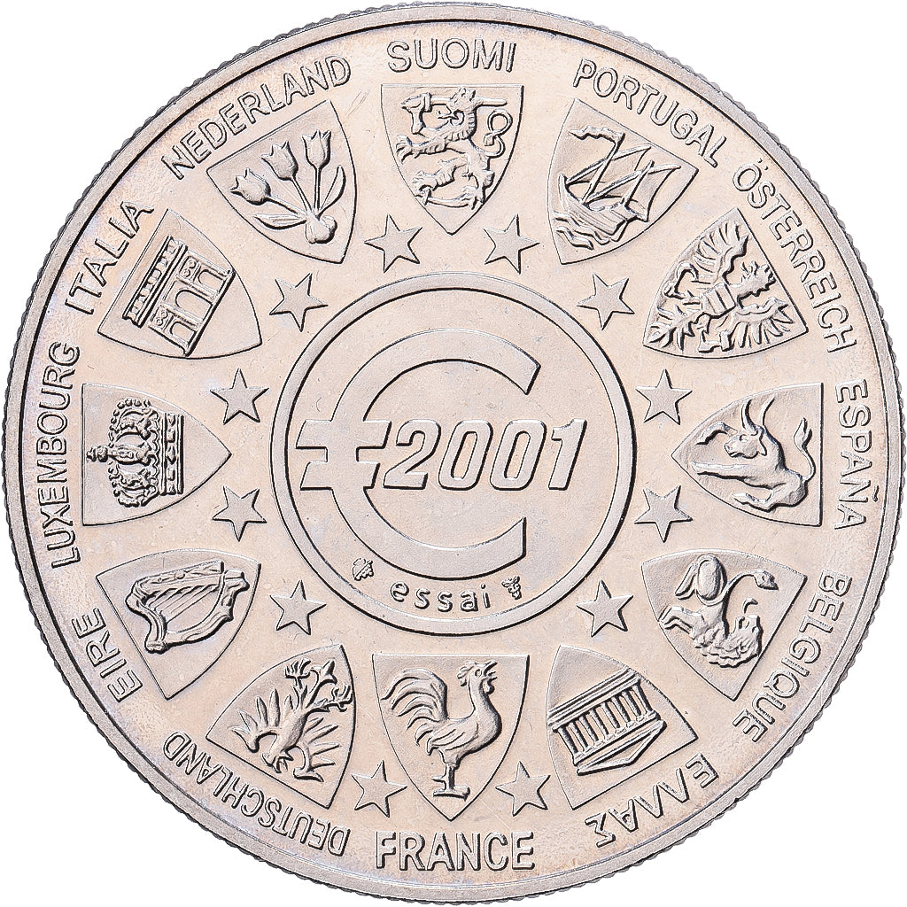 France, Medal, L'Europe, Semeuse, 2001, Nickel, MS(63)