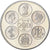 France, Medal, Coq, Fin du Cours Légal du Franc, 2001, Nickel, MS(63)