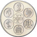 France, Medal, Coq, Fin du Cours Légal du Franc, 2001, Nickel, MS(63)