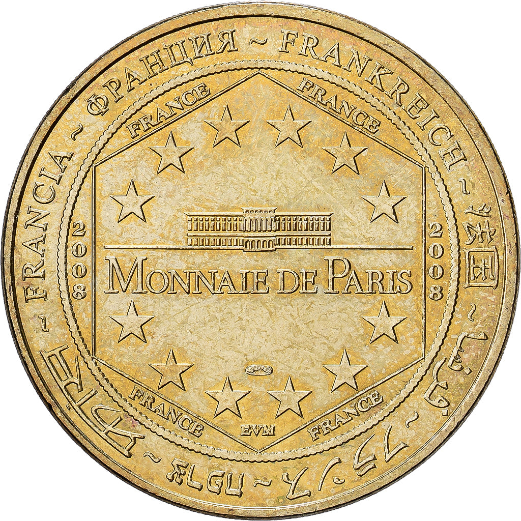 France, Token, Monuments de Paris, 2008, Copper-nickel Aluminium, MDP, AU(55-58)