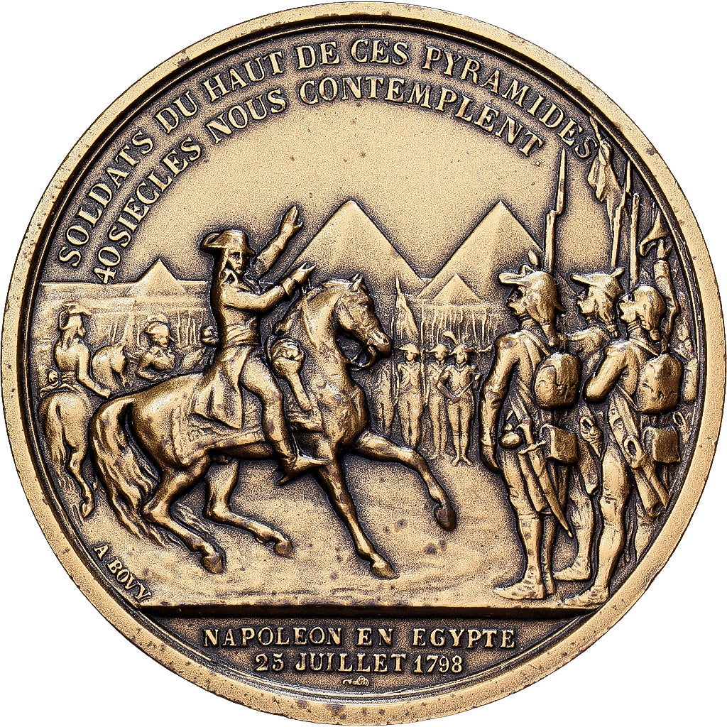 France, Medal, Napoléon Ier en Egypte, Bronze, Denon, AU(55-58)
