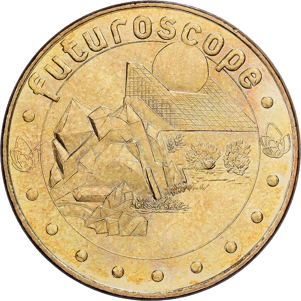 France, Token, Jaunay-Clan - Futuroscope, 2007, Copper-nickel Aluminium, MDP