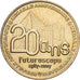 France, Token, 86/ Futuroscope - 20 ans, 2007, Copper-nickel Aluminium, MDP