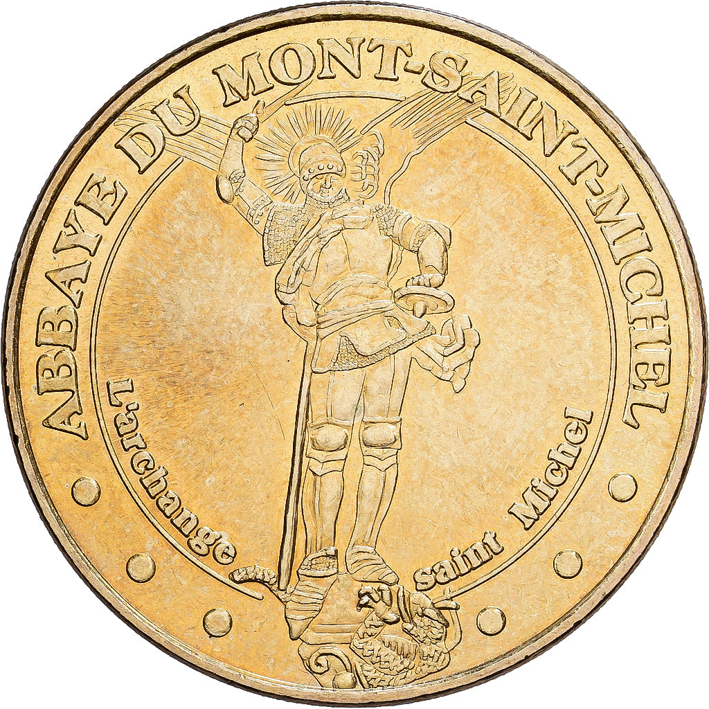 France, Token, Abbaye du Mont Saint-Michel, 2007, Copper-nickel Aluminium, MDP