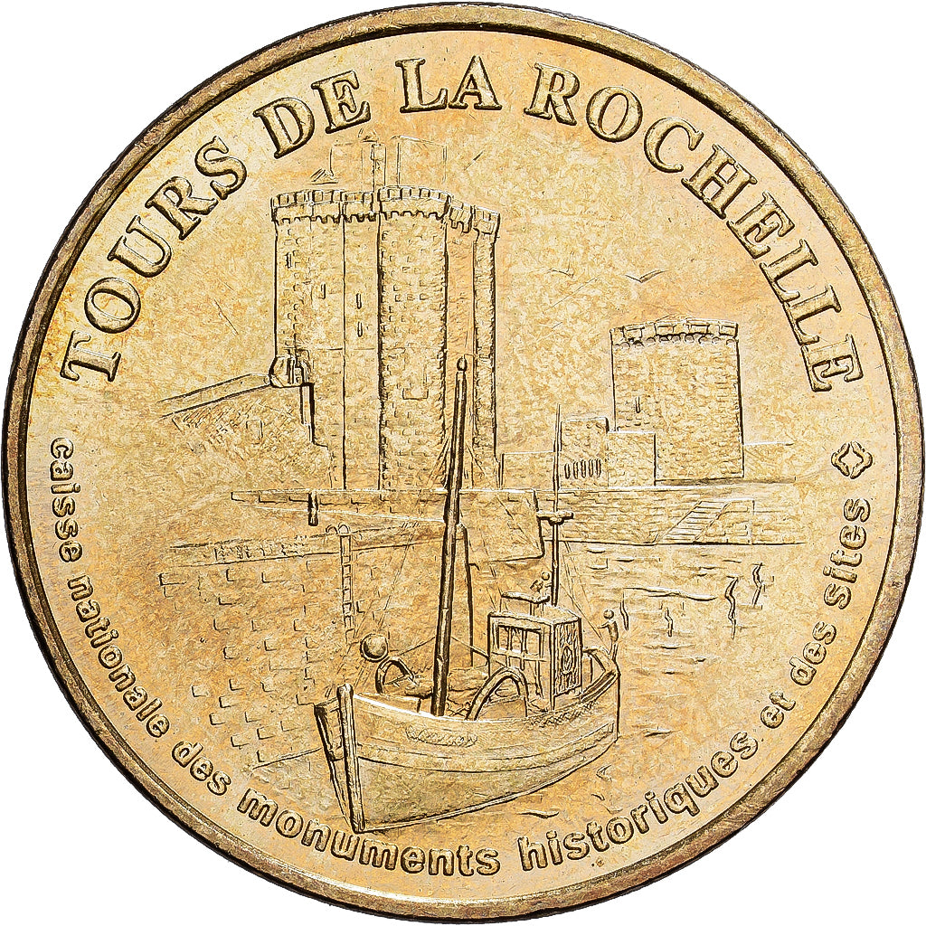 France, Jeton, 17/ Tours de La Rochelle, 2005, Cupro-nickel Aluminium, SUP, MDP