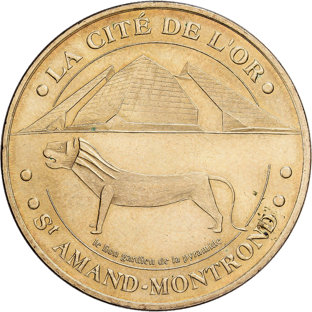 Francia, zeton, Saint-Amand-Montrond - Cité de l'Or n°1, 2005, Aluminio y