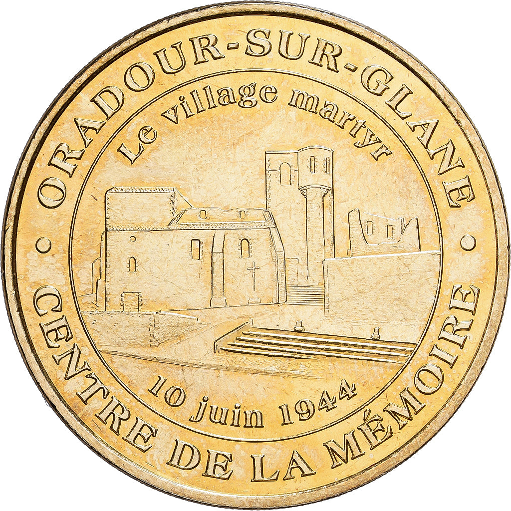 France, Token, Oradour-sur-Glane, 2008, Copper-nickel Aluminium, MDP, AU(55-58)