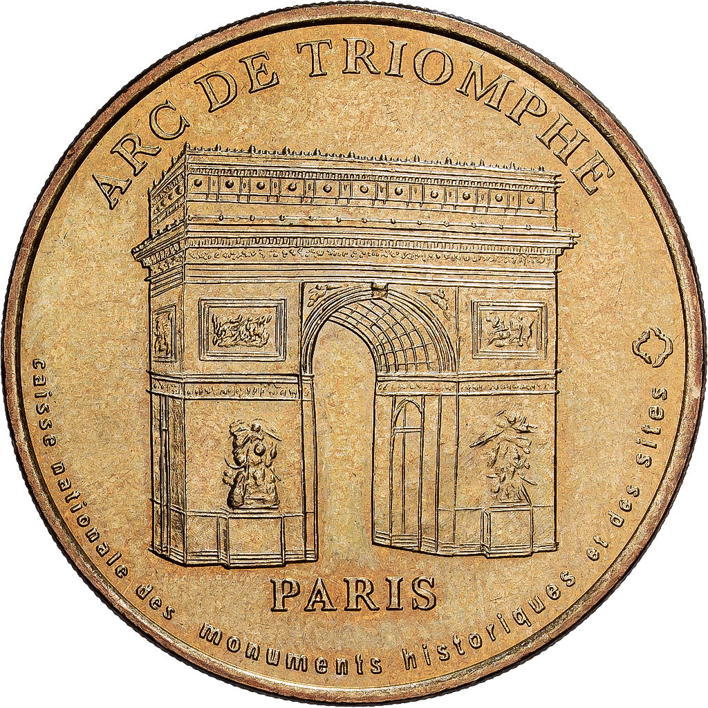France, Token, L'Arc de Triomphe, 2003, Copper-nickel Aluminium, MDP, AU(55-58)