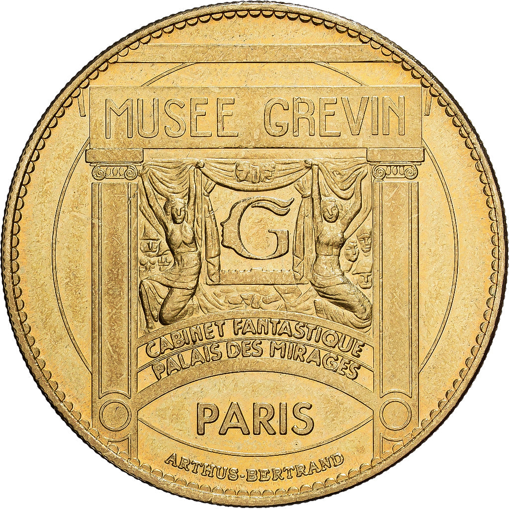 Frankrijk, Token, Paris - Musée Grévin - Lorie, Copper-nickel Aluminium, UNC-