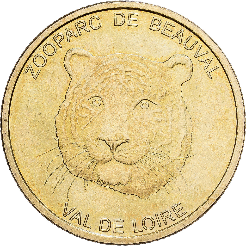 France, Token, Beauval - Zoo -Tigre, Copper-nickel Aluminium, EF(40-45)