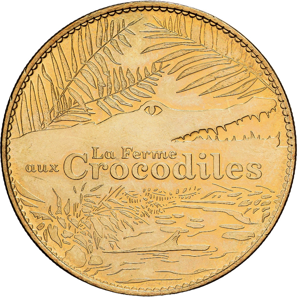 France, Token, 26/ Ferme aux Crocodiles - Tortue, Copper-nickel Aluminium