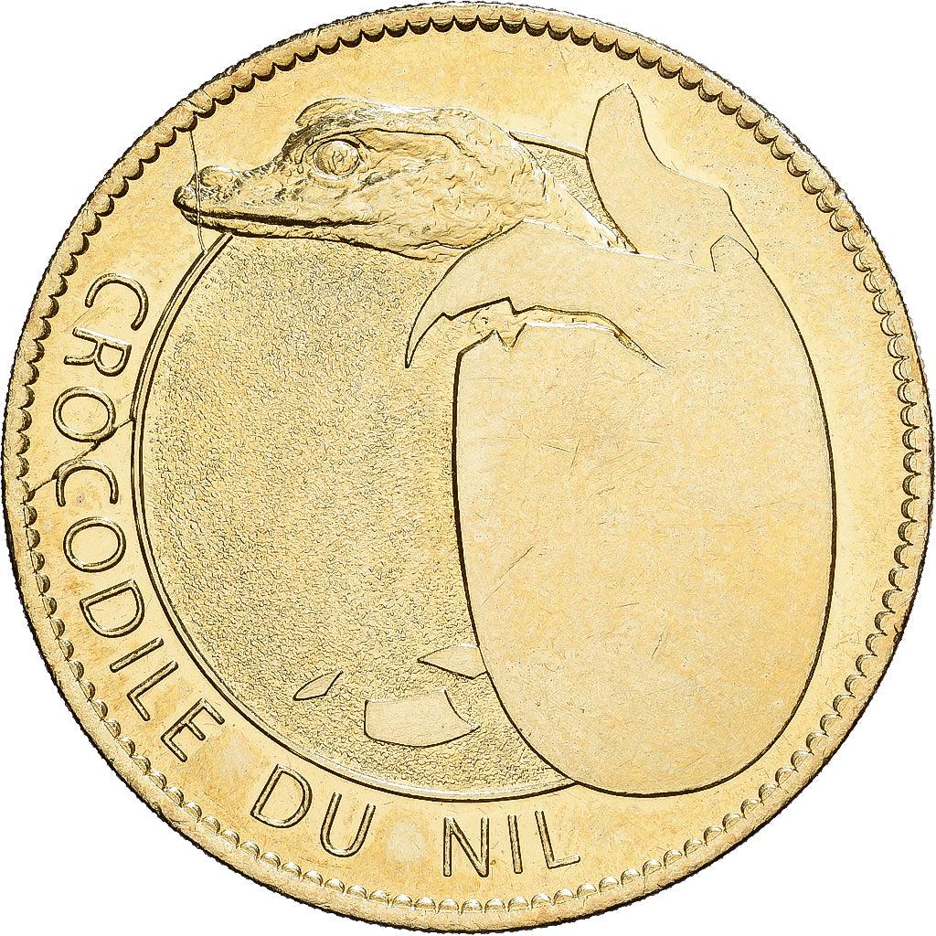 France, Token, Pierrelatte - La ferme aux crocodiles - Le crocodile du Nil