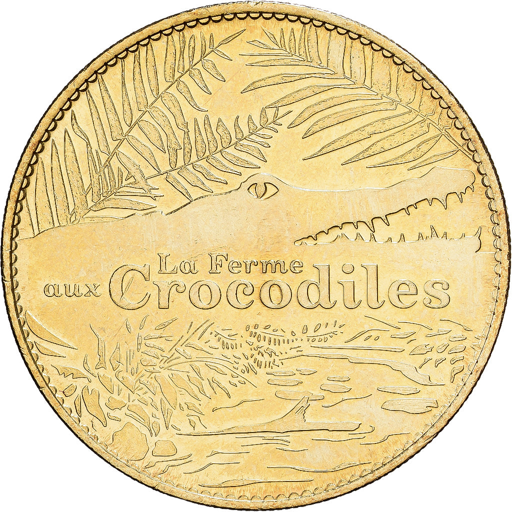 France, Token, Pierrelatte - La ferme aux crocodiles - Le crocodile du Nil
