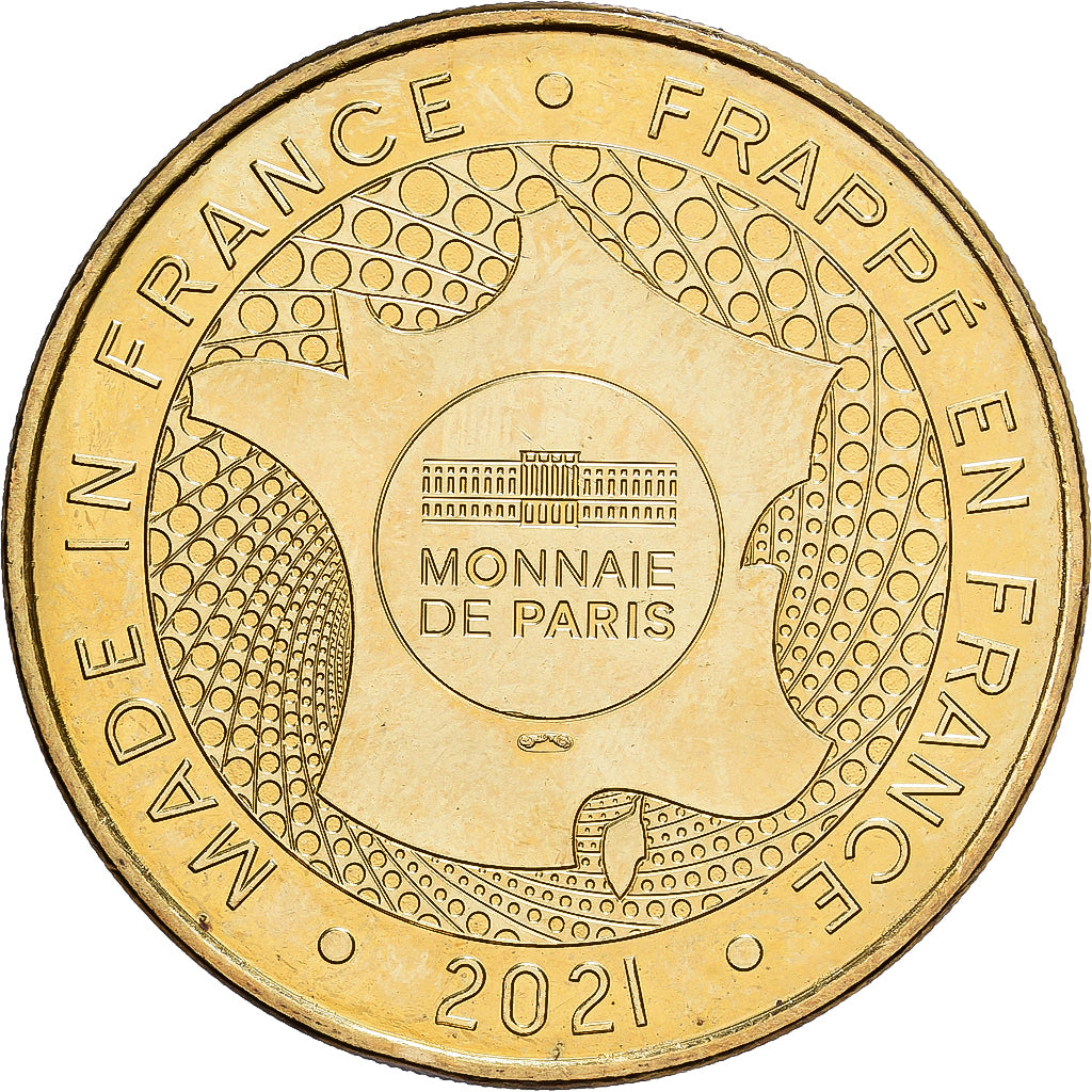 France, Token, Guéret - Les loups de Chabrières, Copper-nickel Aluminium