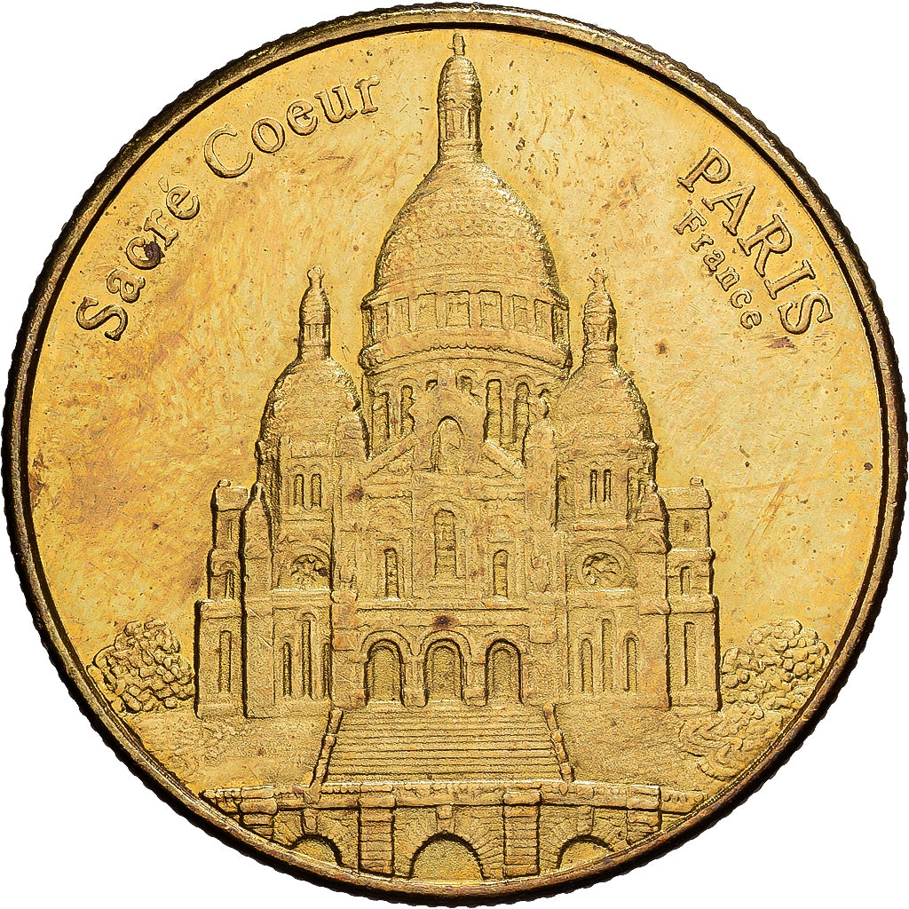 Frankreich, betaalpenning, Paris - Sacré Coeur, Copper-nickel Aluminium, SS+