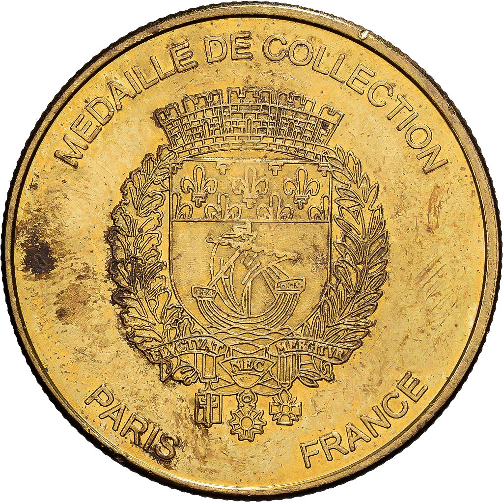 Frankreich, betaalpenning, Paris - Sacré Coeur, Copper-nickel Aluminium, SS+
