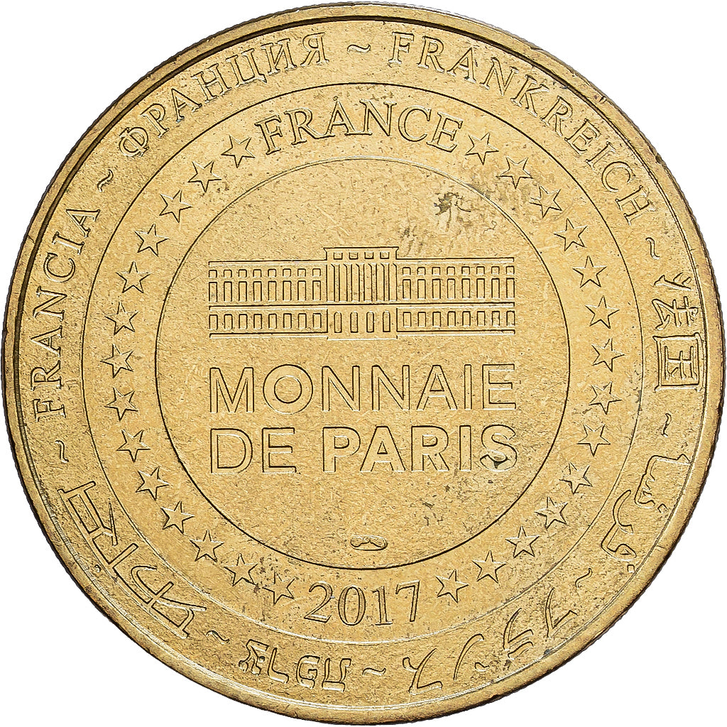 France, Token, Disneyland Paris, 2017, Copper-nickel Aluminium, MDP, AU(55-58)