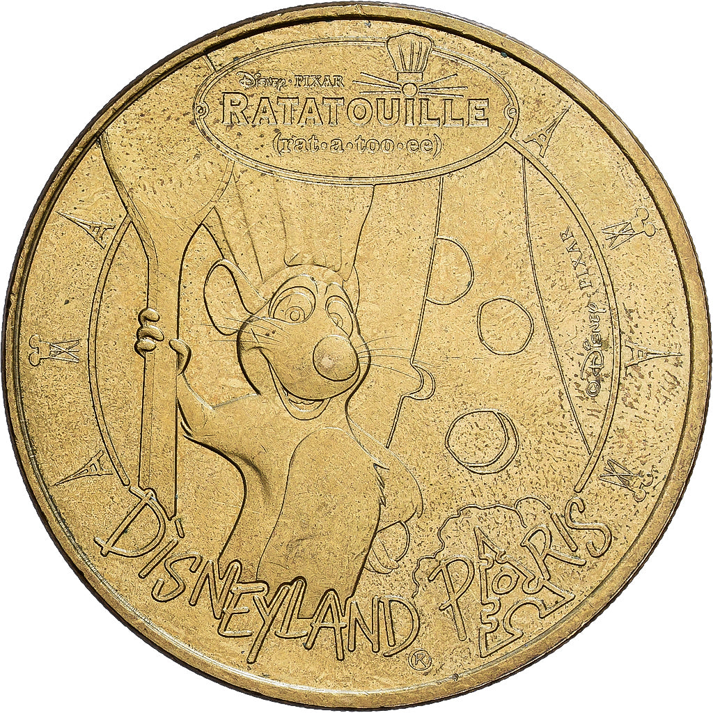 Francia, ficha, Disneyland n°35 - Ratatouille, 2017, Rame-nichel-alluminio