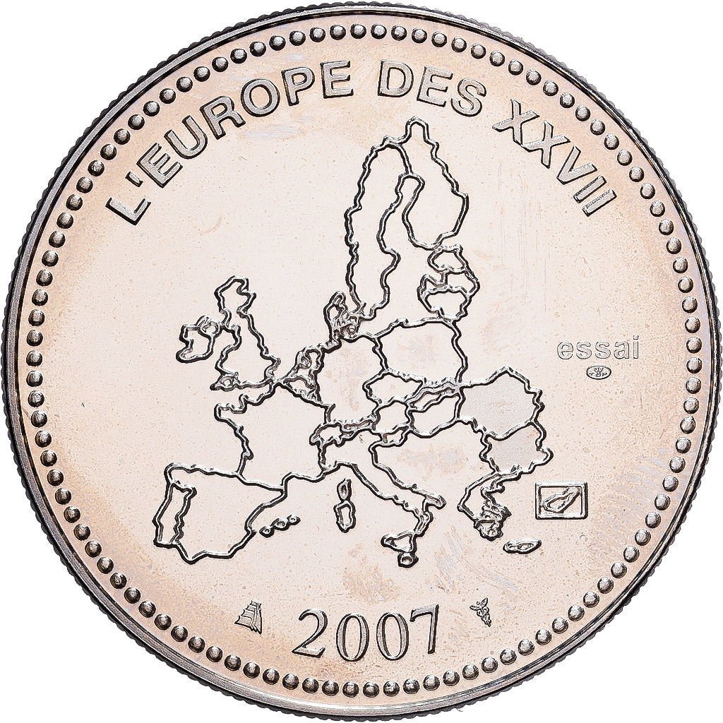 Francja, medal, L'Europe des XXVII, La Slovénie entre dans l'Euro, 2007