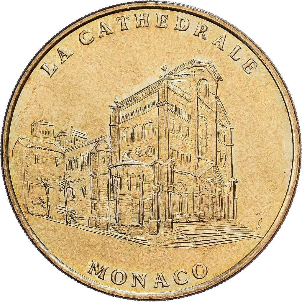 Francia, ficha, 98/ Cathédrale de Monaco, 1999, Rame-nichel-alluminio, MDP