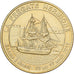 França, Token, La Frégate Hermione, Brest, 2015, Cuproníquel Alumínio