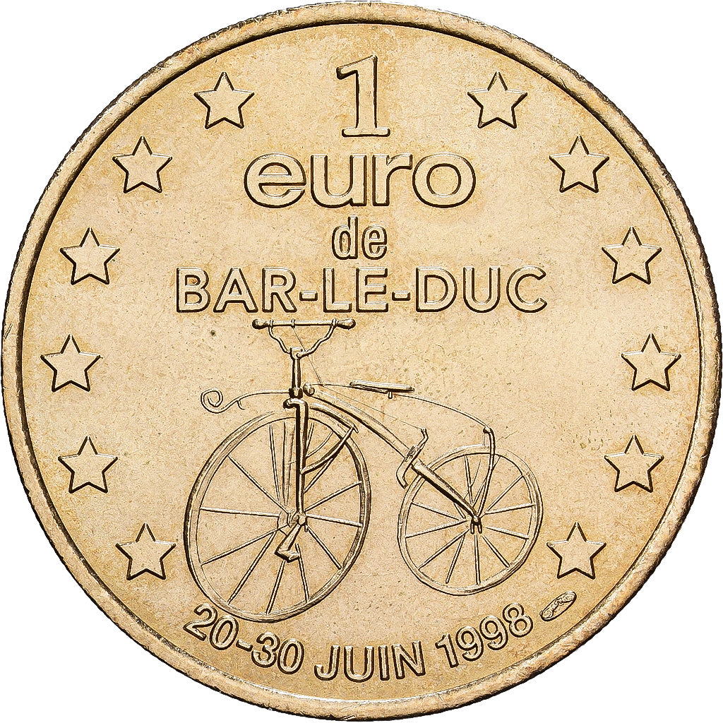 Francia, Euro, Bar-le-Duc - Tour de l'horloge, 1998, Cupro-aluminium-nickel, SC