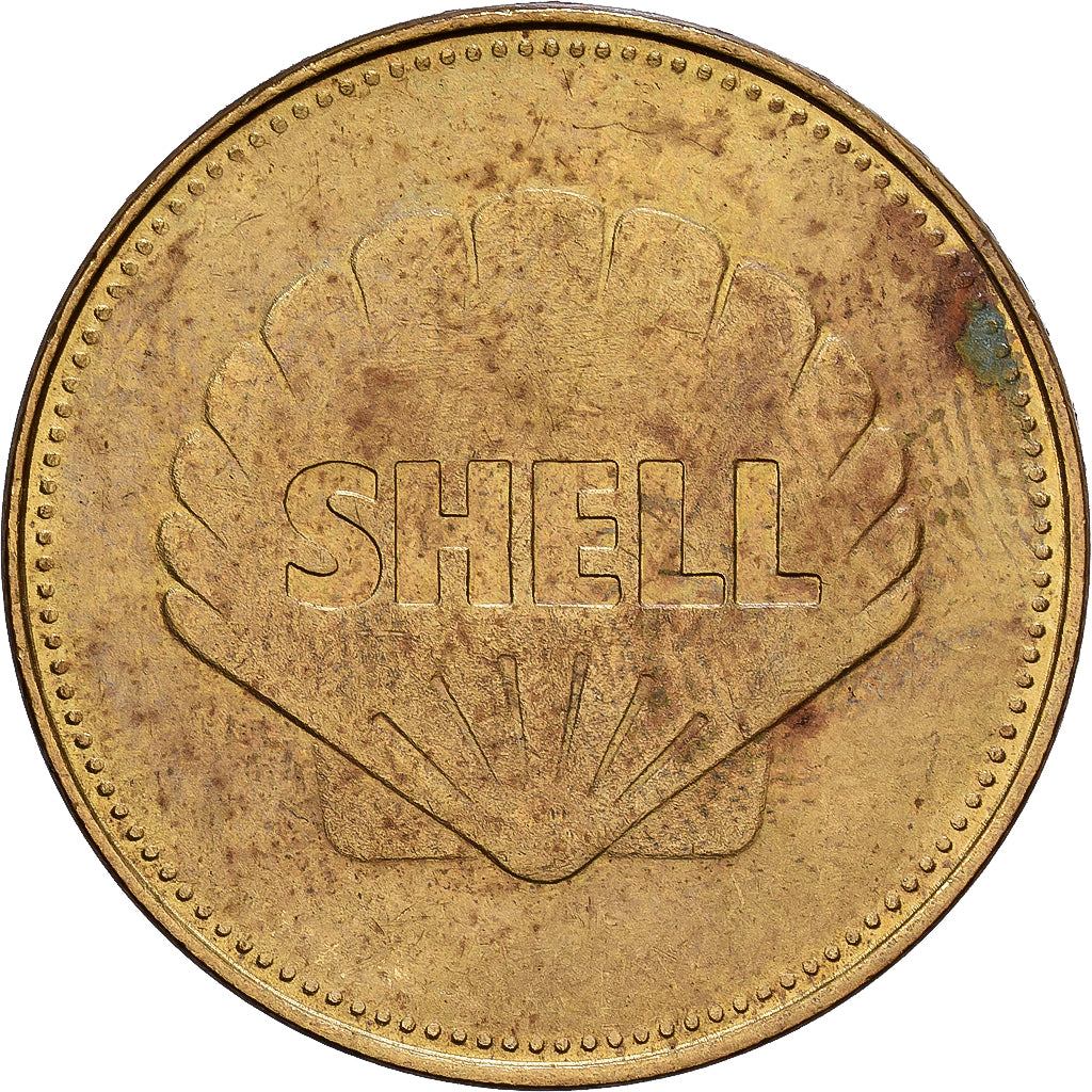 France, Token, Collection Shell, Wernher von Braun, Bronze-Aluminium, AU(50-53)