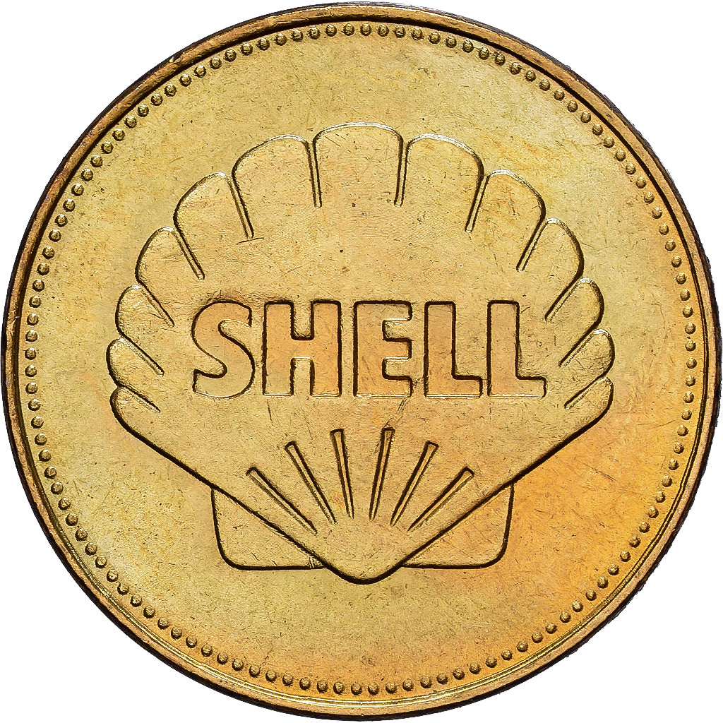 France, Token, Collection Shell, Leonardo Da Vinci, Bronze-Aluminium, AU(50-53)