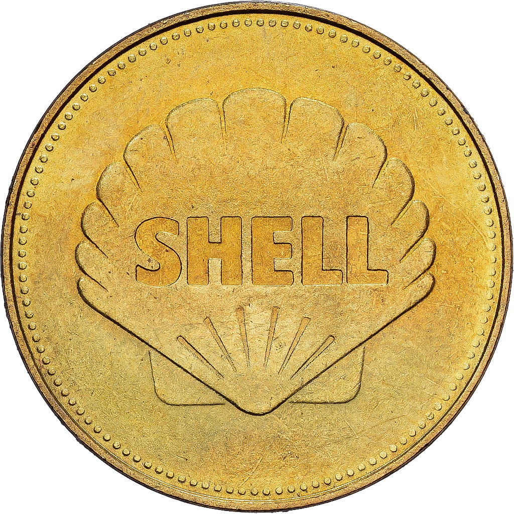 França, Token, Collection Shell, Sputnik 1, Bronze-Alumínio, AU(50-53)