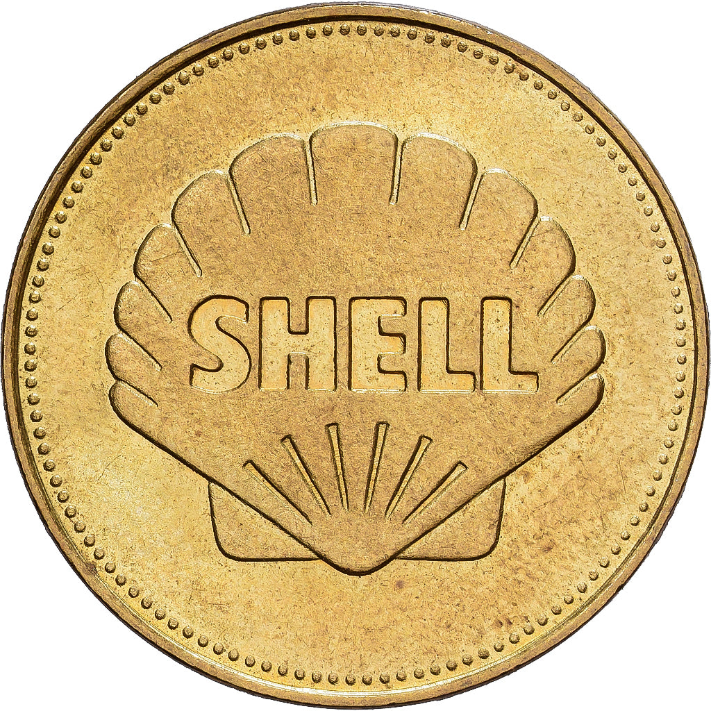 France, Token, Collection Shell, Wilbur and Orville Wright, Bronze-Aluminium