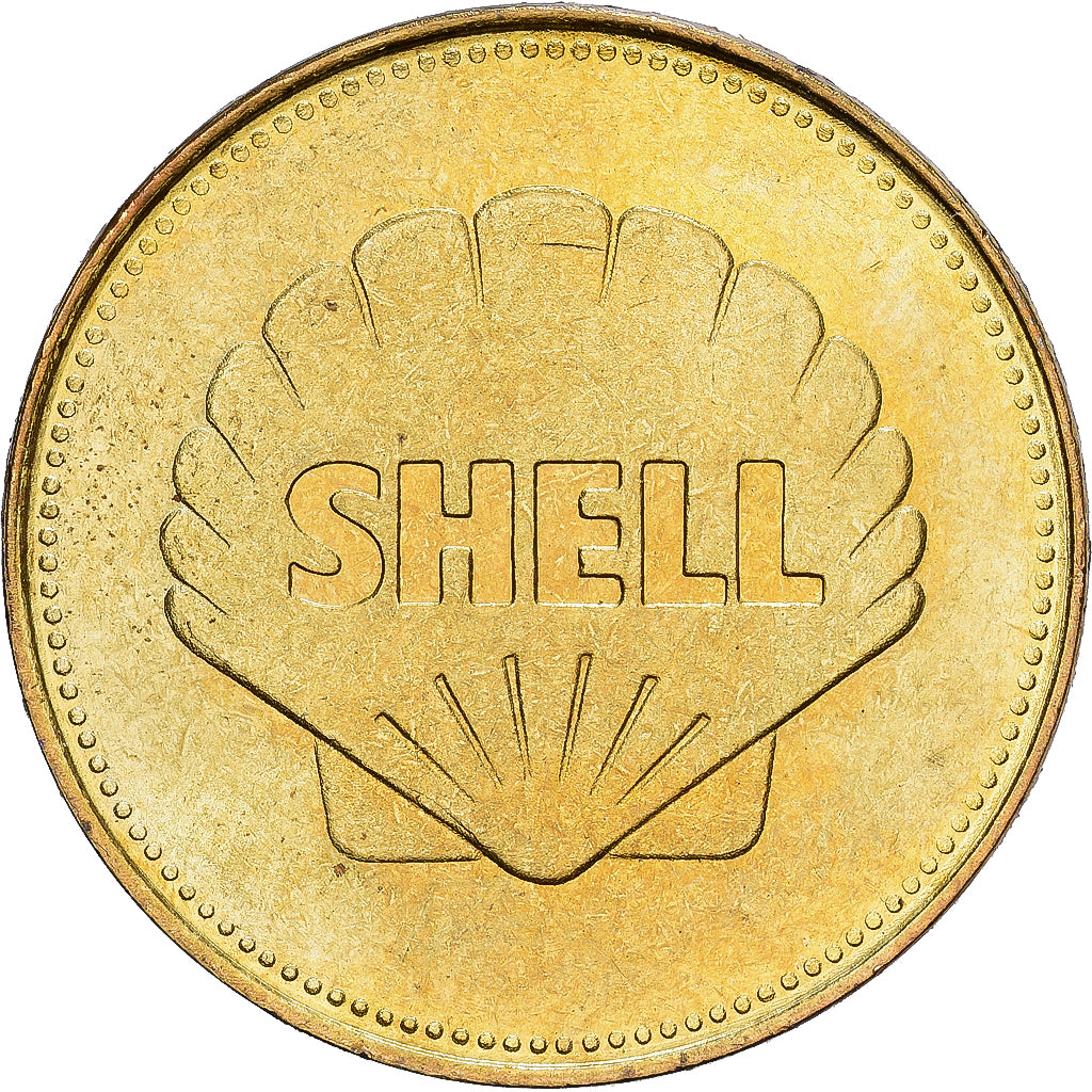 France, Token, Collection Shell, Sikorsky VS-300, Bronze-Aluminium, AU(50-53)
