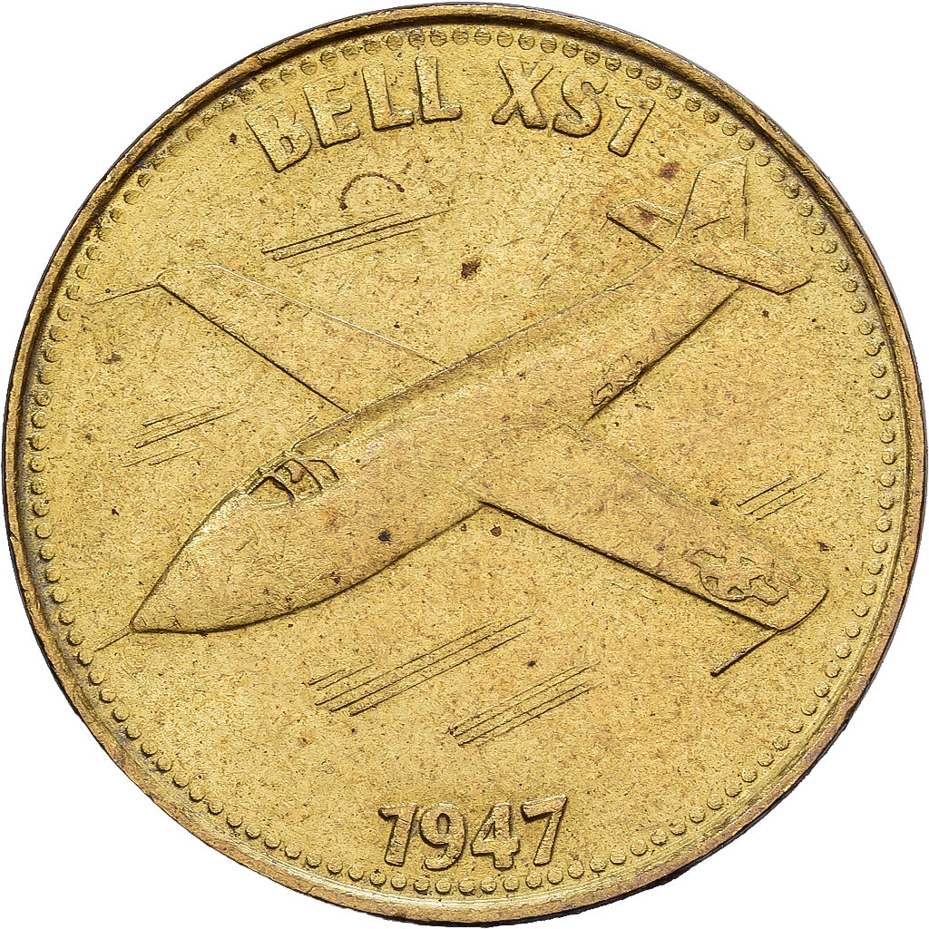 França, Token, Collection Shell, Bell XS1, Bronze-Alumínio, AU(50-53)