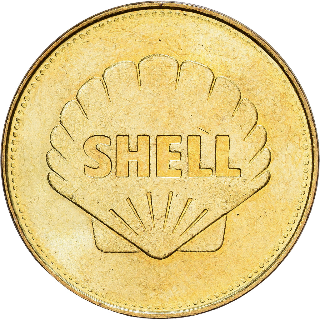 França, Token, Collection Shell, Bell XS1, Bronze-Alumínio, AU(50-53)