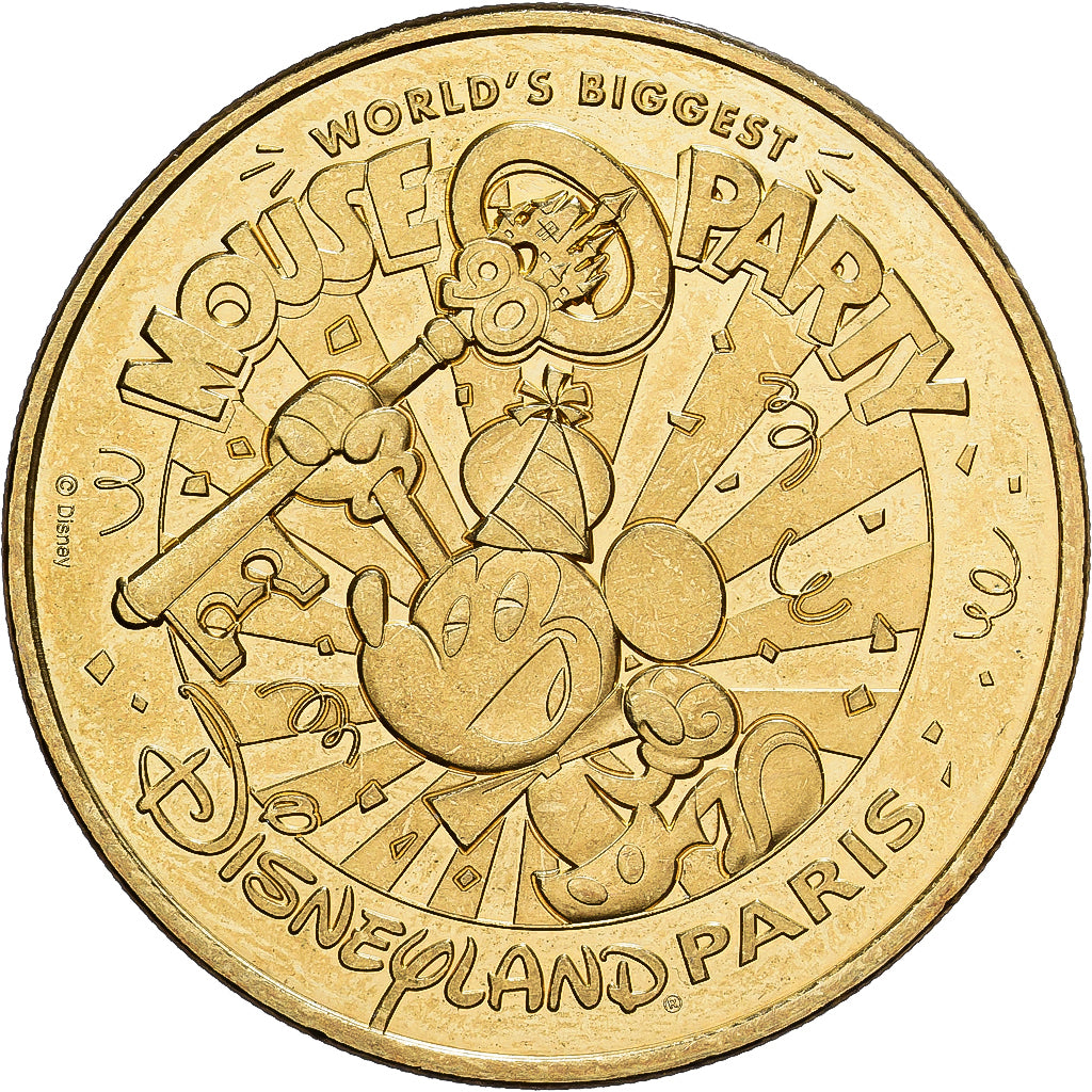 France, Token, Disneyland Paris, Mickey Mousse Party, 2018, Copper-nickel