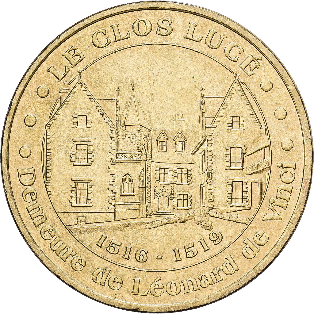 France, Token, Amboise - Le Clos Lucé, 2009, Copper-nickel Aluminium, MDP