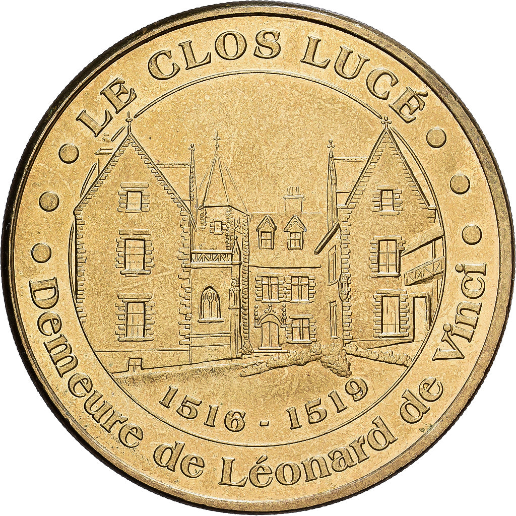 France, Token, Amboise - Le Clos Lucé, 2013, Copper-nickel Aluminium, MDP