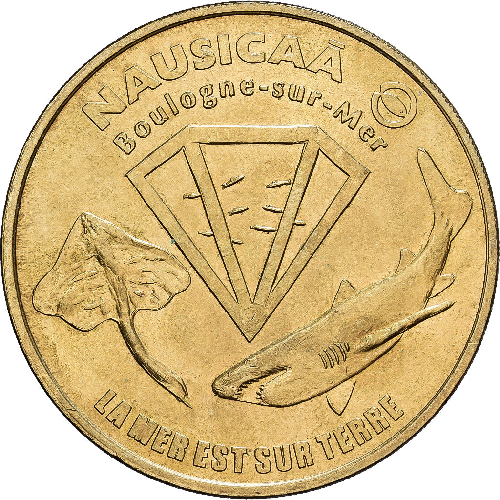 Frankrijk, Token, 62/ Nausicaà - Mer sur Terre, 2005, Copper-nickel Aluminium