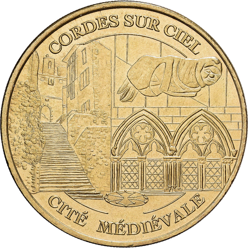 France, Jeton, Cordes-sur-Ciel - Cité médiéviale, 2005, Cupro-nickel