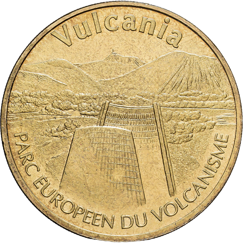 France, Token, 63/ Vulcania, 2005, Copper-nickel Aluminium, MDP, EF(40-45)