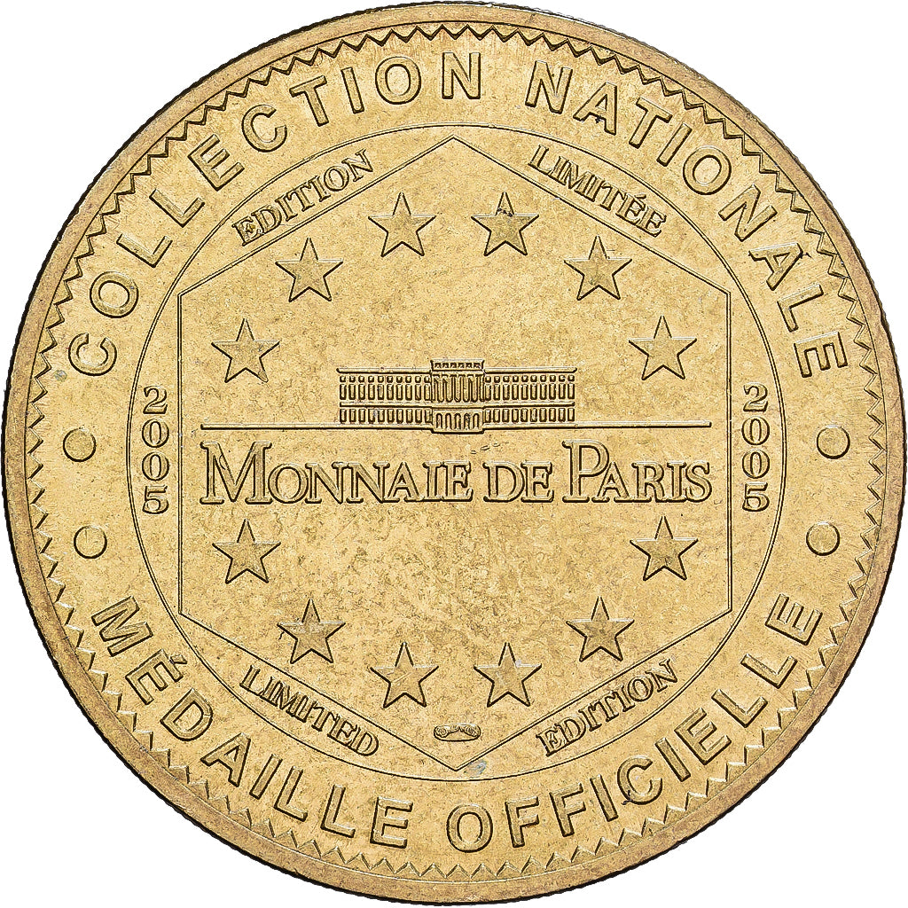 France, Token, 63/ Vulcania, 2005, Copper-nickel Aluminium, MDP, EF(40-45)