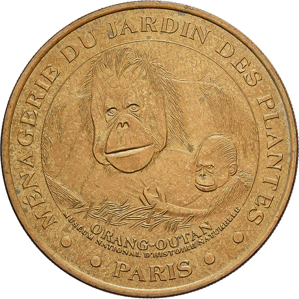 France, Jeton, Paris - Ménagerie du Jardin des Plantes n°2, 2001, Cupro-nickel