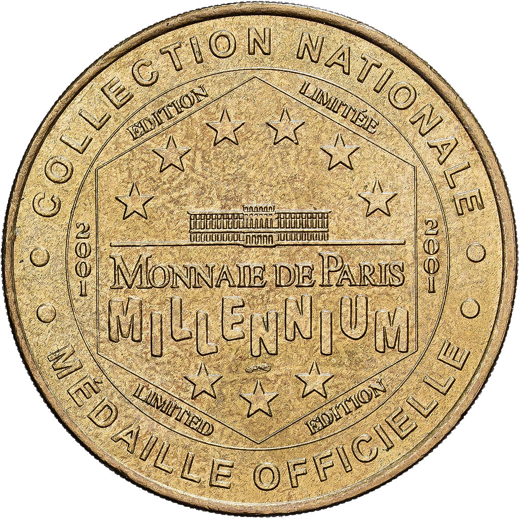 France, Token, Aigues-Mortes cité, 2001, Copper-nickel Aluminium, MDP