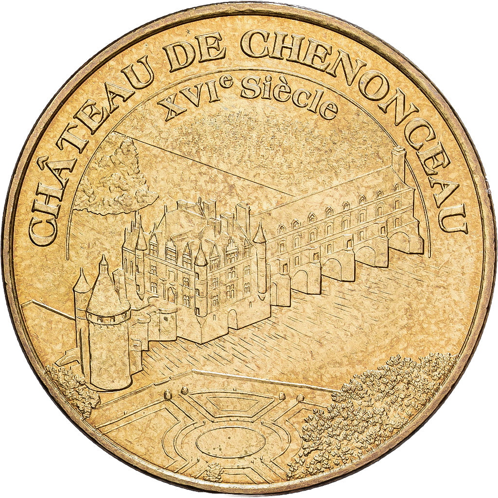 Frankrijk, Token, 37/ Château de Chenonceau, 2008, Copper-nickel Aluminium